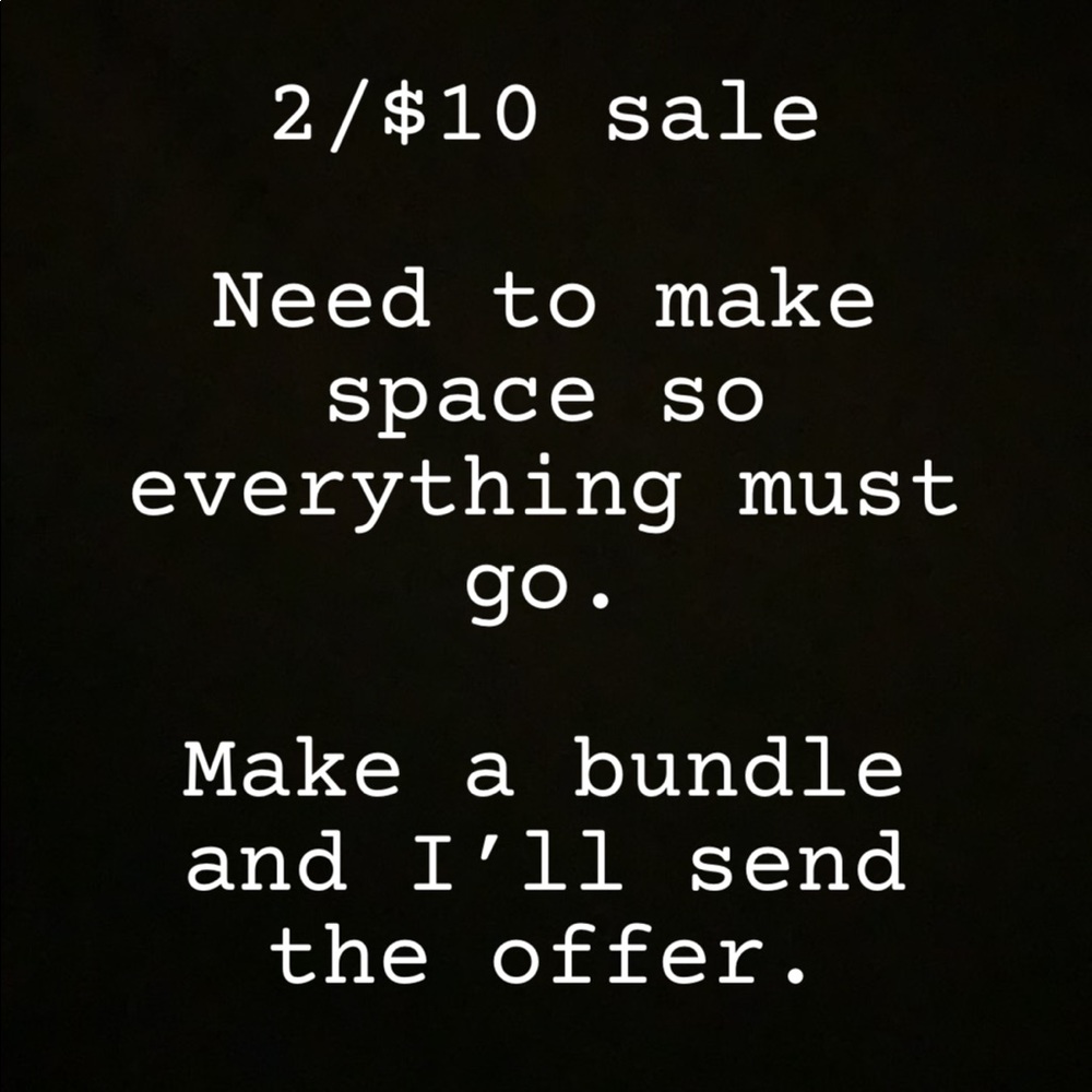 2/$10 SALE